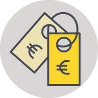 Euro Tag Vector Icon