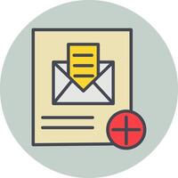 Add Mail Vector Icon