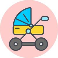 Stroller Vector Icon