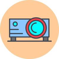 icono de vector de proyector