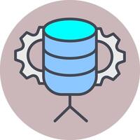 Database Management Vector Icon