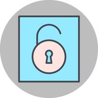 Open Lock I Vector Icon