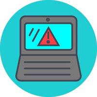 icono de vector de alerta