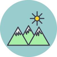 Mountain Vector Icon