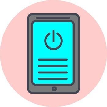 Shutdown Button Vector Icon