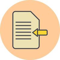 Import Document Vector Icon