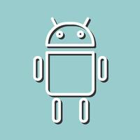 icono de vector de Android