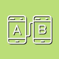 AB Testing Vector Icon