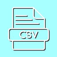 CSV Vector Icon