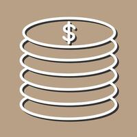 Stack of Coins Vector Icon