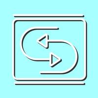 Reverse Arrow Vector Icon