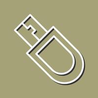 Bitcoin USB Device Vector Icon