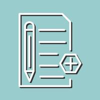 Medical Documents Vector Icon