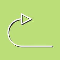 Arrow Pointing Right Vector Icon