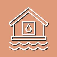 Water House Vector Icon