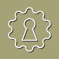 Key Hole Vector Icon