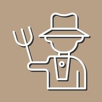 Farmer Vector Icon