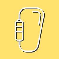 Carabiner Vector Icon