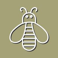 icono de vector de abeja