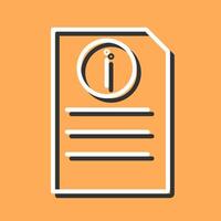 Information Document Vector Icon