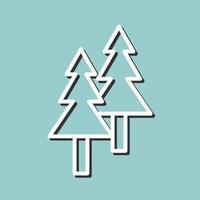 Pine Tree Vector Icon