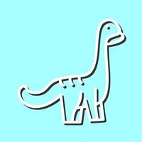 icono de vector de dinosaurio