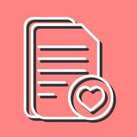 Favourite Document Vector Icon