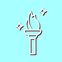 Torch Vector Icon