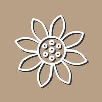 Sunflower Vector Icon