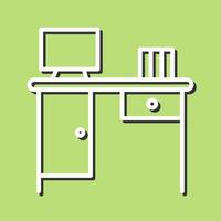 Working Table Vector Icon