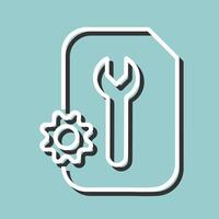 Document Setting Vector Icon