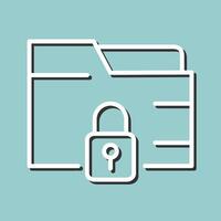 Secure Folder Vector Icon