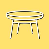 Small Table Vector Icon