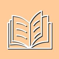 Open Book Vector Icon