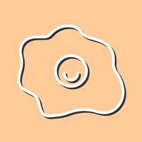 Fried Egg Vector Icon