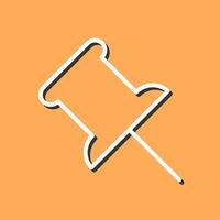 Push Pin Vector Icon