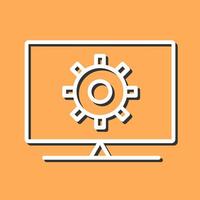 Computer Settings Vector Icon