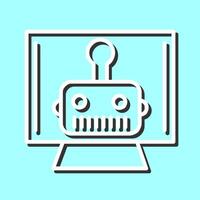 Artificial Bot Vector Icon