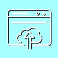 Upload Web Vector Icon