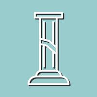 Broken Pillar Vector Icon