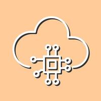 Cloud Computing Vector Icon