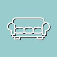 Large Sofa Vector Icon