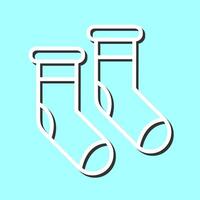 Winter Socks Vector Icon