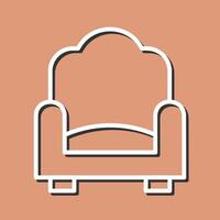 Single Sofa Vector Icon