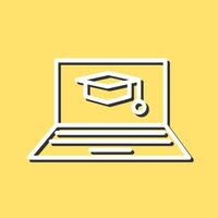 Online Degree Vector Icon