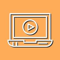 Video Screening Vector Icon