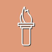 Torch Vector Icon