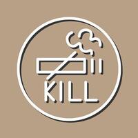 Smoking Kills Vector Icon