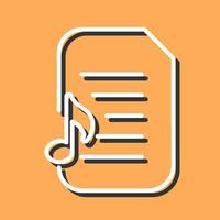 Audio Document Vector Icon