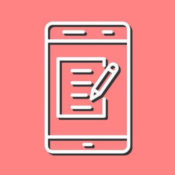 icono de vector de notas
